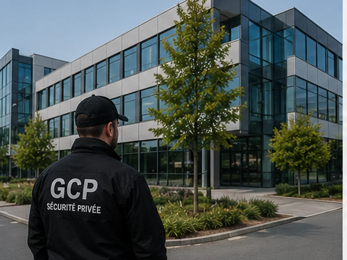 Agent GCP assurant la sécurité d'une entreprise